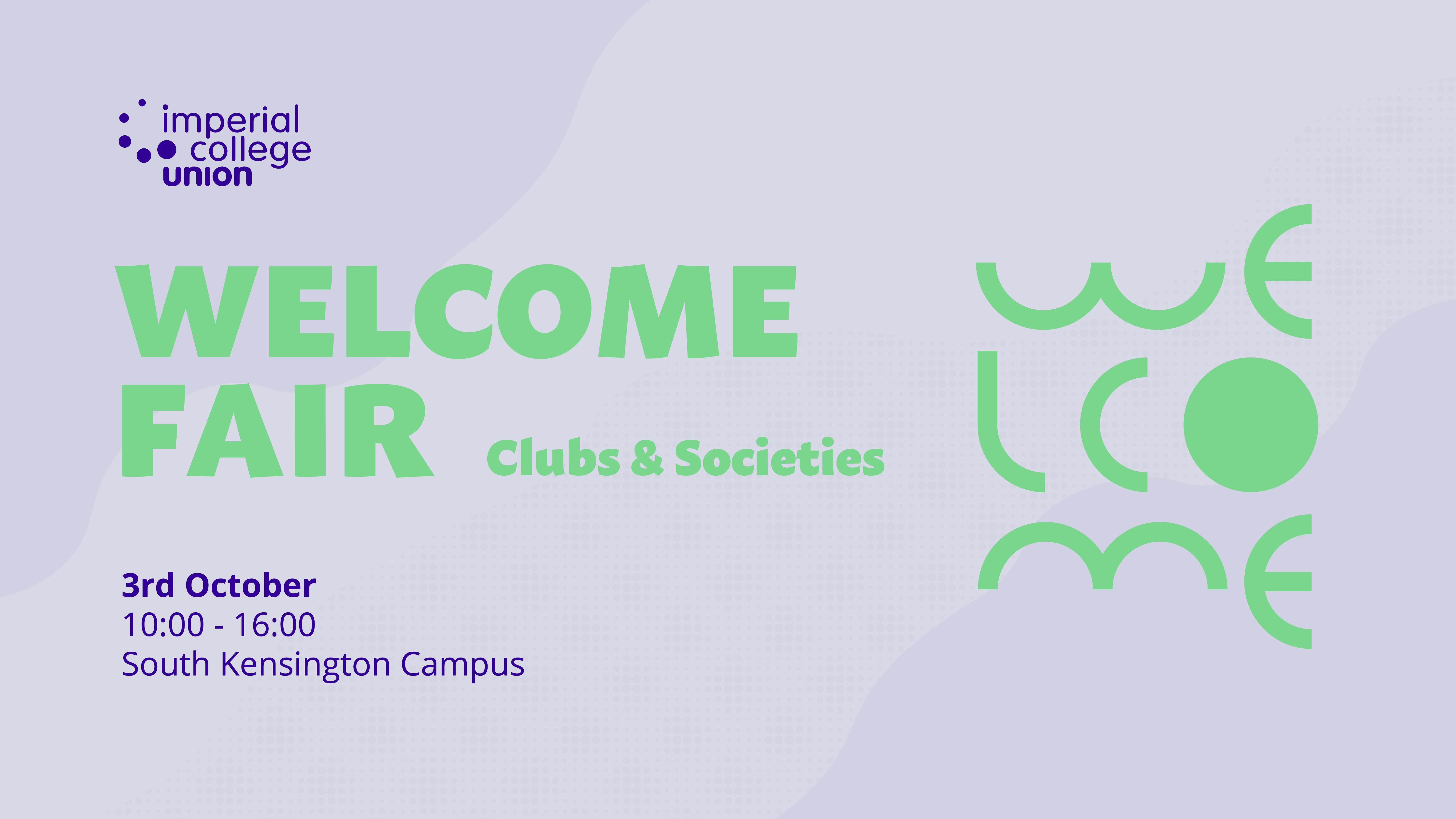 Welcome Fair 2023 Clubs & Societies