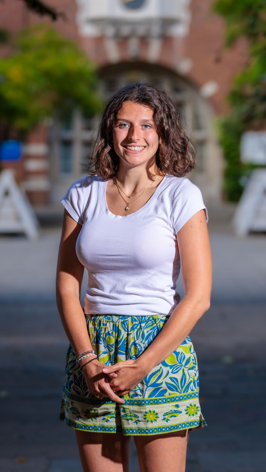 Portrait of Camille in Beit Quad