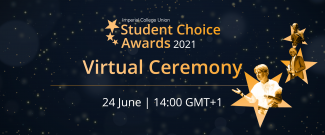 Student Choice Awards 2021, Virtual Ceremony, 24 June , 14:00 GMT+1