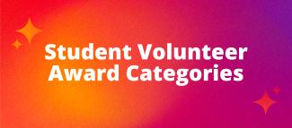 Student Volunteer Categories