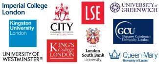 LSSC24 Collaborating Universities: City, University of London; Glasgow Caledonian University, London; Imperial College London; King’s College London; Kingston University London; London School of Economics; London South Bank University; Queen Mary University of London; University of Greenwich; and University of Westminster.