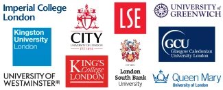 LSSC24 Collaborating Universities: City, University of London; Glasgow Caledonian University, London; Imperial College London; King’s College London; Kingston University London; London School of Economics; London South Bank University; Queen Mary University of London; University of Greenwich; and University of Westminster.