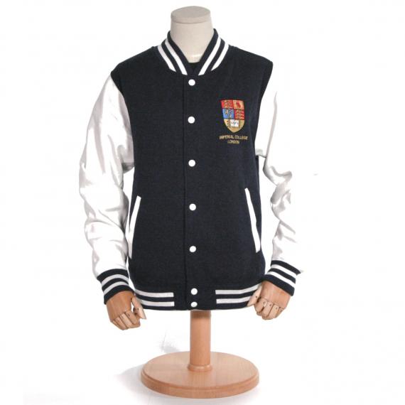 Crest Varsity Jacket Navy