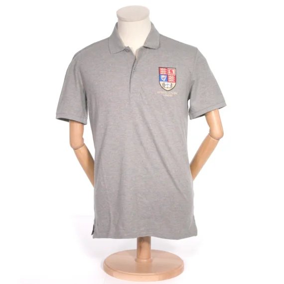 Crest Polo-Shirt in Grey